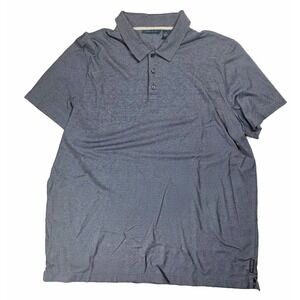 Perry Ellis Blue Short Sleeve Collared Polo Men's Size 2XL